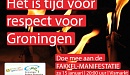 Fakkelmanifestatie gaswinningsgedupeerden Groningen SNN subsidie